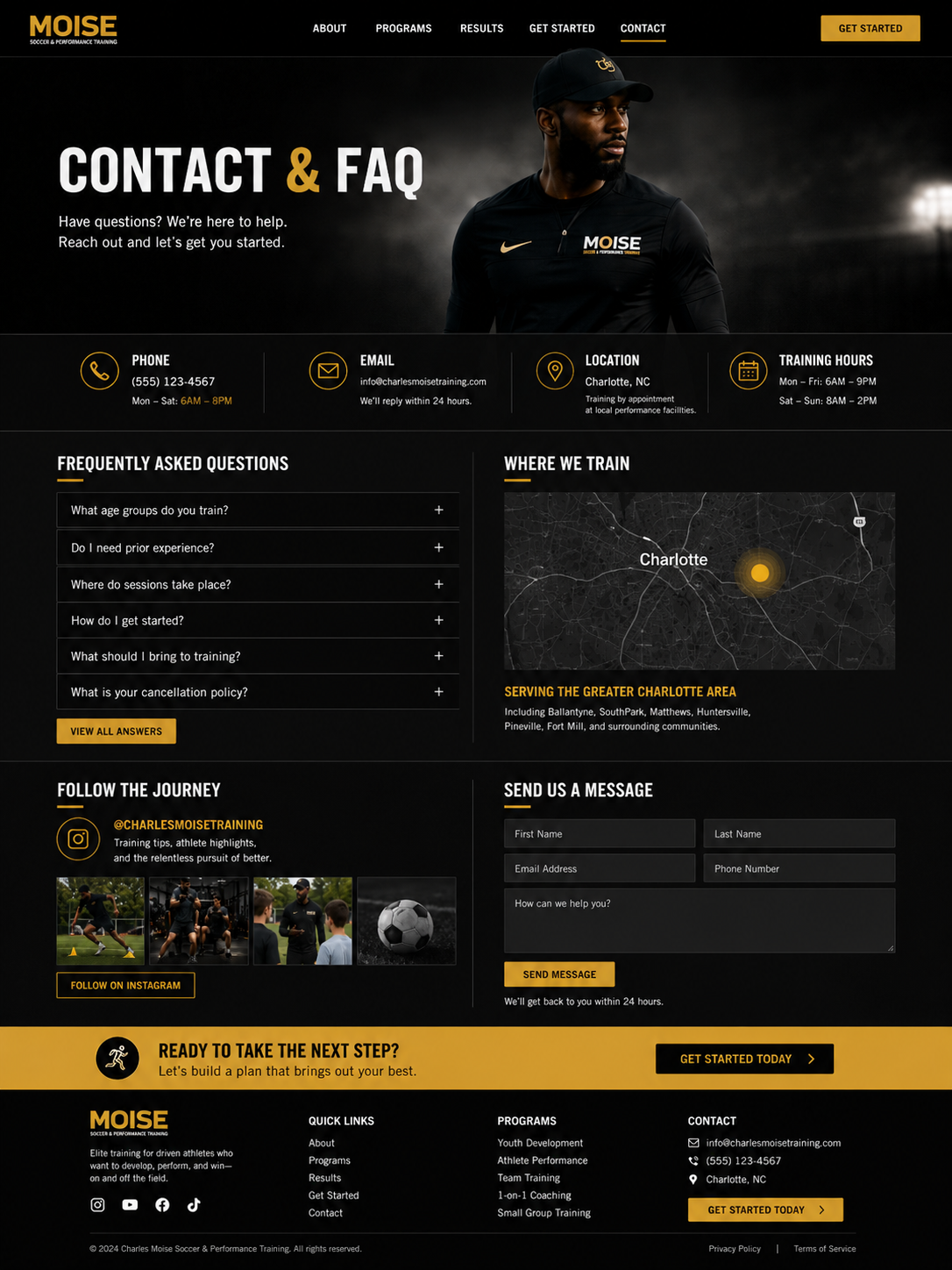 Contact page