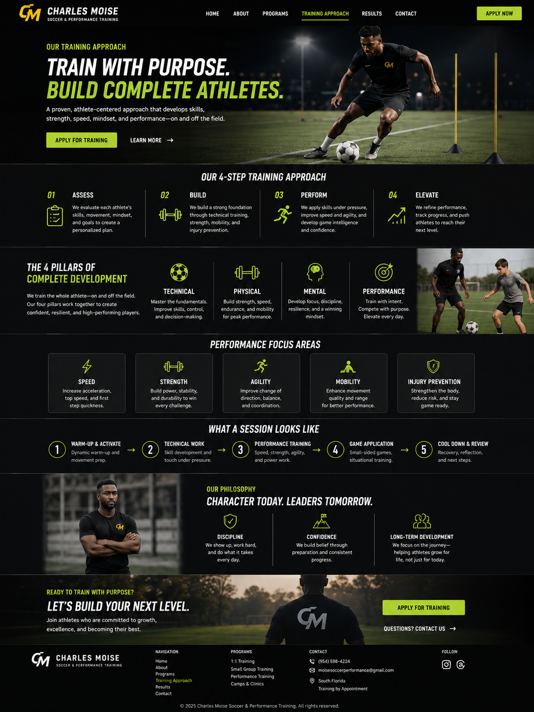 Approach page